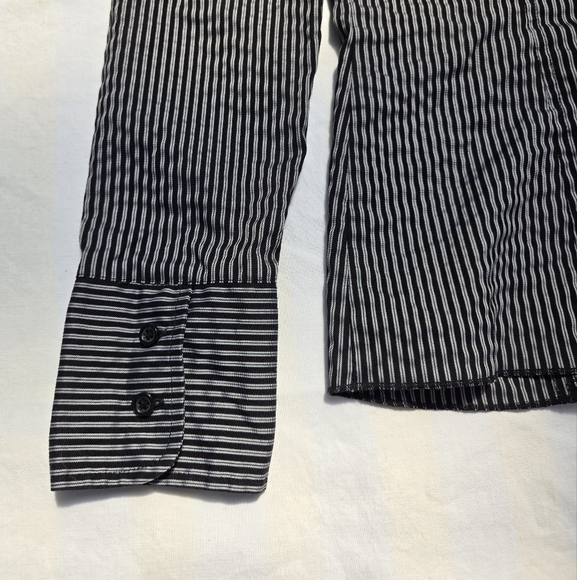 Women's Mexx Button Down Striped Dress Shirt - Picture 9 of 9